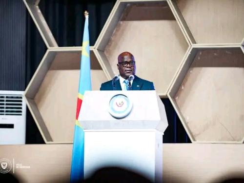 RDC : Félix Tshisekedi lance la 12ᵉ édition d’Expo Béton consacrée à la transformation des villes.