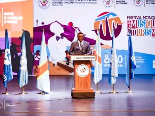RDC : Jean-Pierre Lihau lance la 2ᵉ édition du Festival mondial de la musique et du tourisme à Kinshasa.