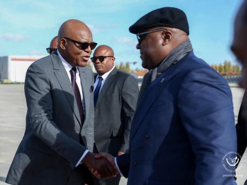 Félix Tshisekedi prend part à la Conférence de soutien à la Paix et à la Prospérité dans la région des Grands Lacs à Paris.