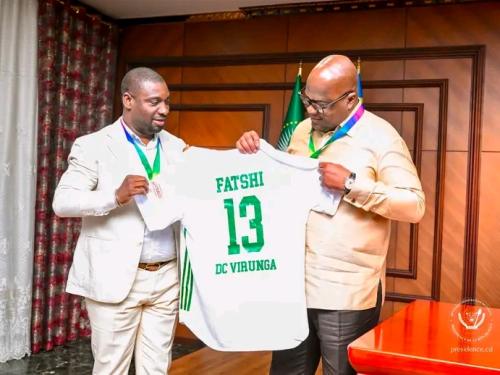 CAF : Félix Tshisekedi pourrait être dans les tribunes pour soutenir le DC Virunga face au Primeiro de Agosto.