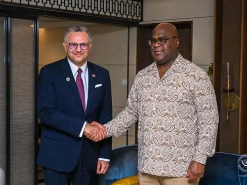 Félix Tshisekedi s’est entretenu avec Massad Boulos autour des processus de paix.