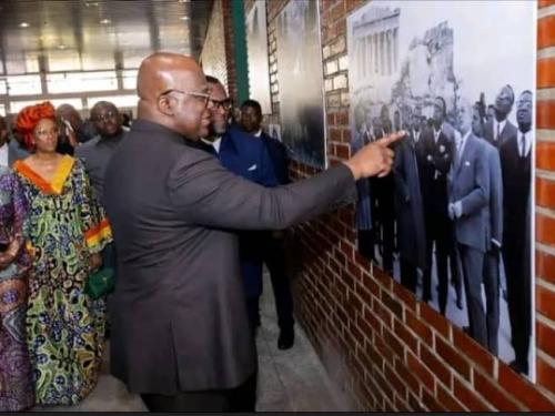 Le chef de l'état a visité l'exposition Mobutu une vie, un destin au musée national.